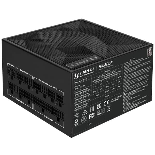 Lian Li SX 1200P Series 80PLUS PLATINUM 1200W (Black) 2