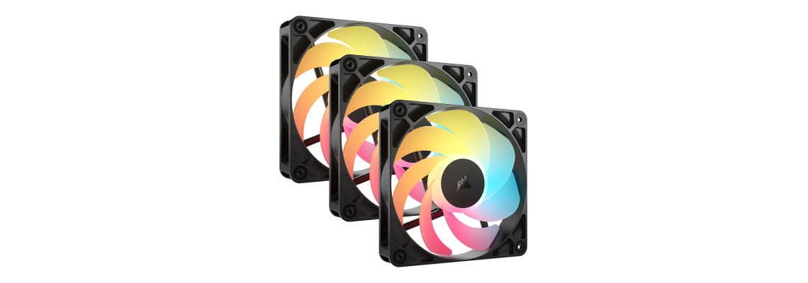 Corsair RS120-R ARGB Triple Pack Noir 4