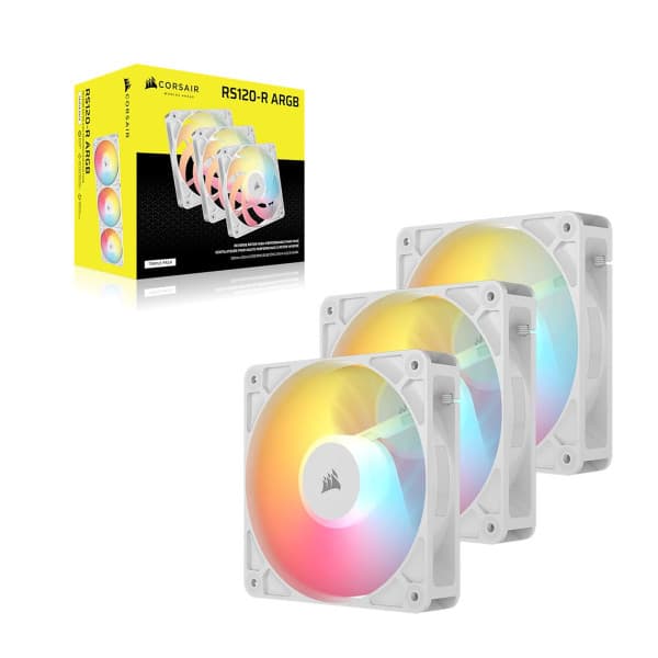 Corsair RS120-R ARGB Triple Pack Blanc 3