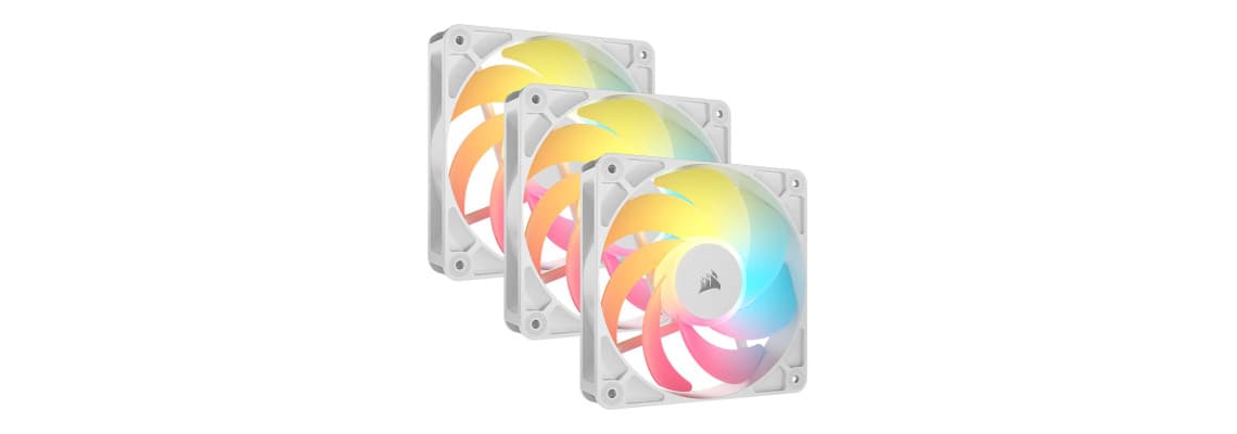 Corsair RS120-R ARGB Triple Pack Blanc 4