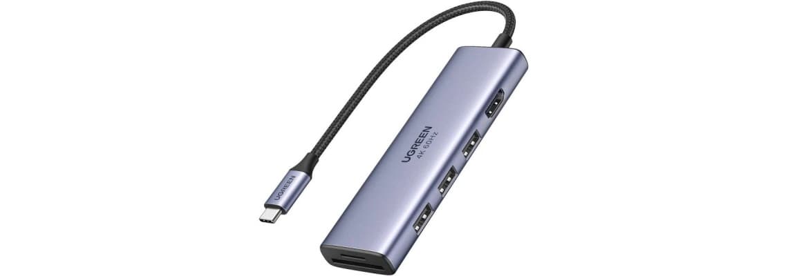 Ugreen Hub USB-C 6 en 1 4K 4