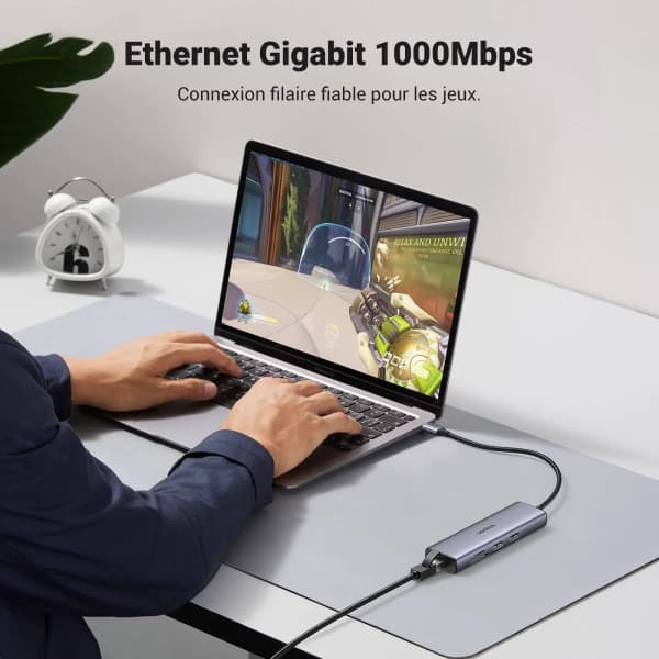 Ugreen Hub USB-C 7 en 1 (HDMI 4K) 3