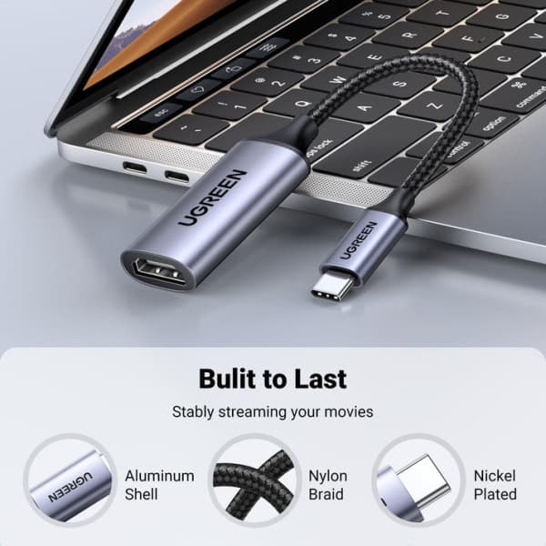 Ugreen Cable USB-C to HDMI Female (70444) 2
