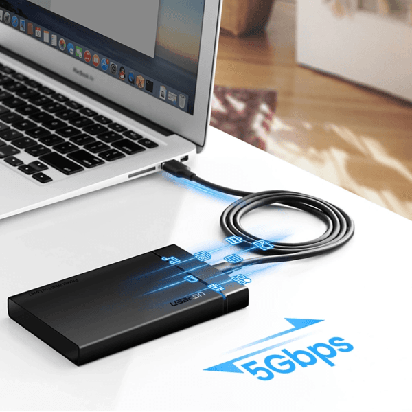 Ugreen Cable Data 1M USB-C Male To USB 3.0 3A 2