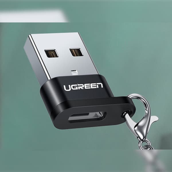 Ugreen Adaptateur USB-A Male 2.0 to USB-C Female NOIR 2