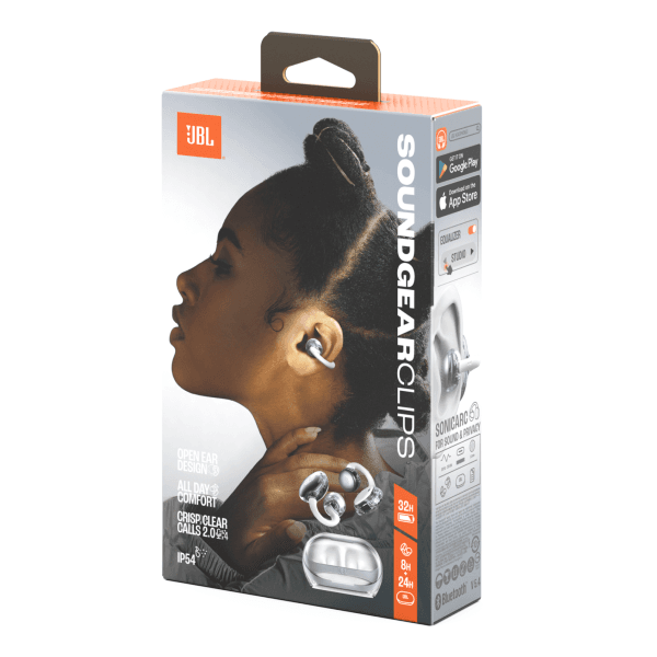 JBL Ecouteurs Soundgear Clips Blanc 5