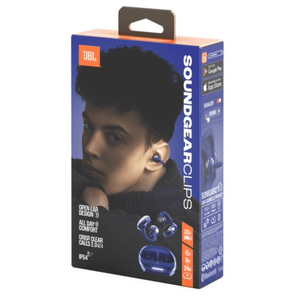 JBL Ecouteurs Soundgear Clips Bleu 5