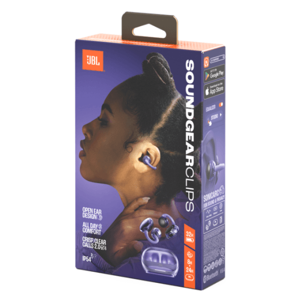 JBL Ecouteurs Soundgear Clips Violet 5