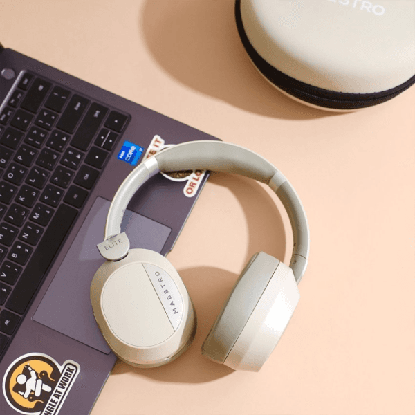 Maestro ELITE Bluetooth Casque - Cream 2