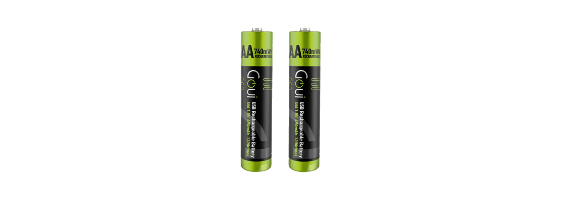 Goui Rechargeable AAA Battery (2Pcs) Noir 4