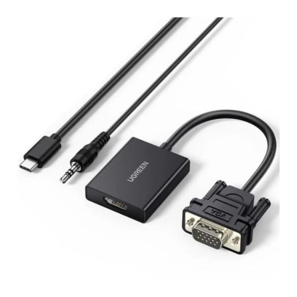 Ugreen Adaptateur VGA Male to HDMI Female (50945) maroc prix