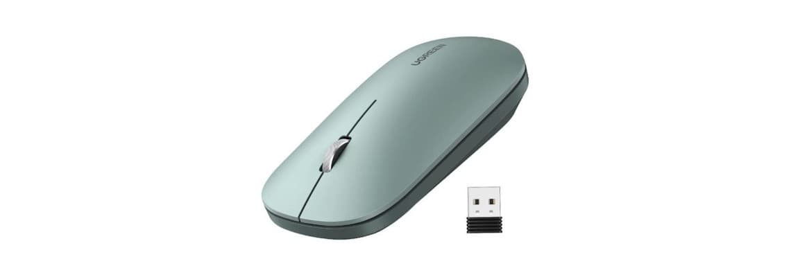 Ugreen Souris sans fil 2,4Ghz/10M Vert (90374) 5