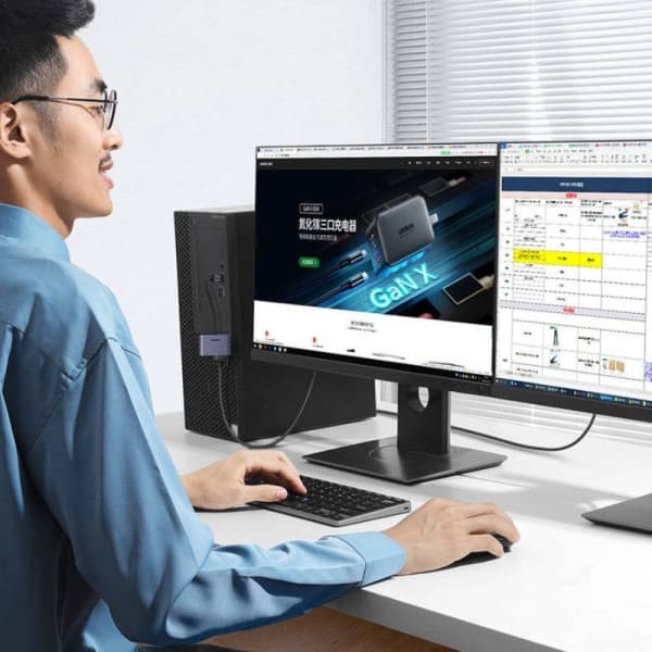 Ugreen Convertisseur USB-A 3.0 Mâle vers HDMI / VGA 3
