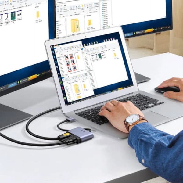 Ugreen Convertisseur USB-A 3.0 Mâle vers HDMI / VGA 4