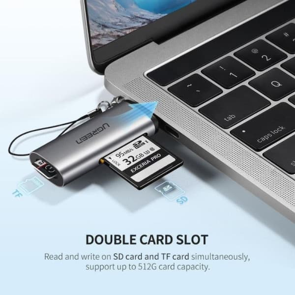 Ugreen Lecteur carte mémoire USB-C 3.1 TF/SD 2