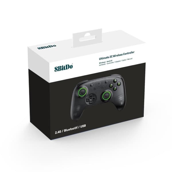 8BitDo Ultimate 2C Wireless - Transparent Black 5