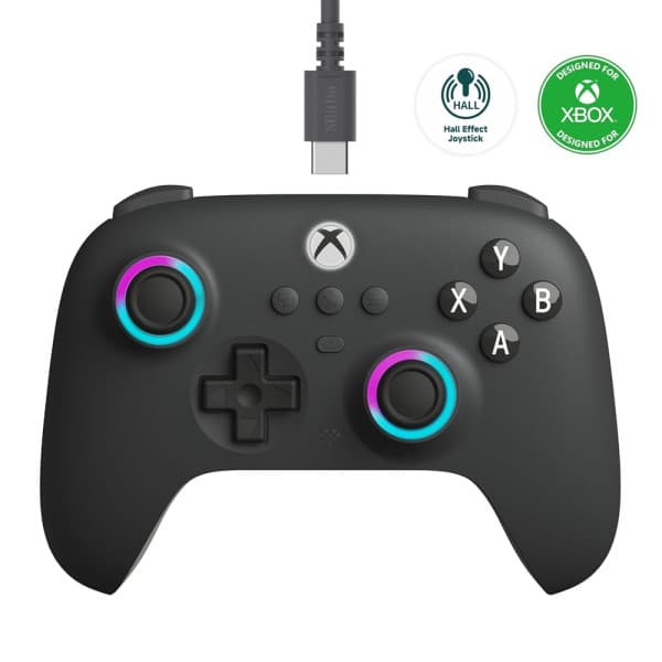 8BitDo Ultimate C Wired Controller Xbox/PC - Dark Grey maroc prix