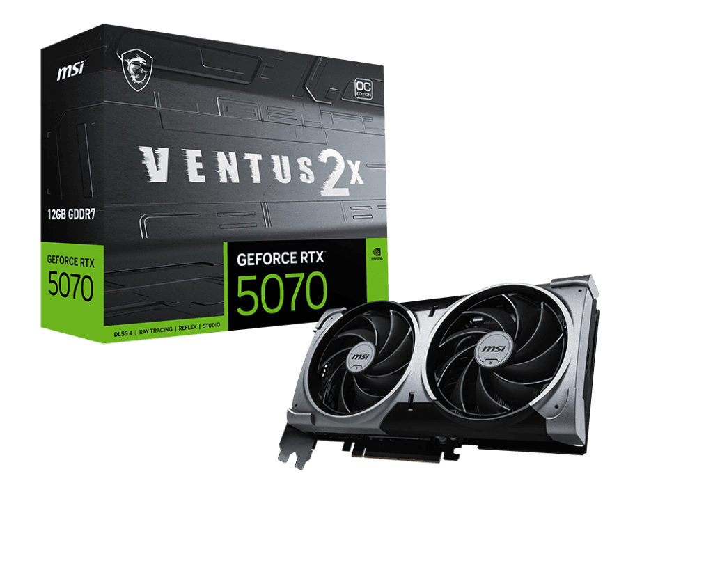 MSI GeForce RTX 5070 VENTUS 2X OC 12GB GDDR7 maroc prix