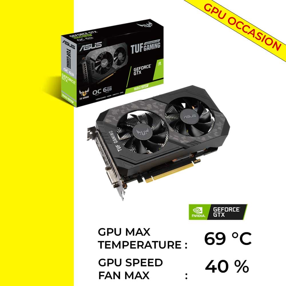 ASUS TUF GTX 1660 SUPER OC 6 Go ( OCCASION )