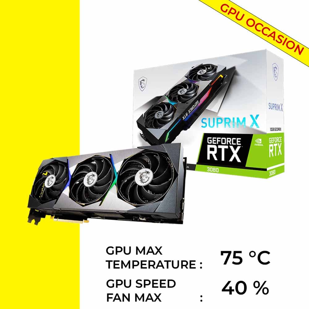 MSI RTX 3080 SUPRIM X 10GB GDDR6X ( OCCASION )