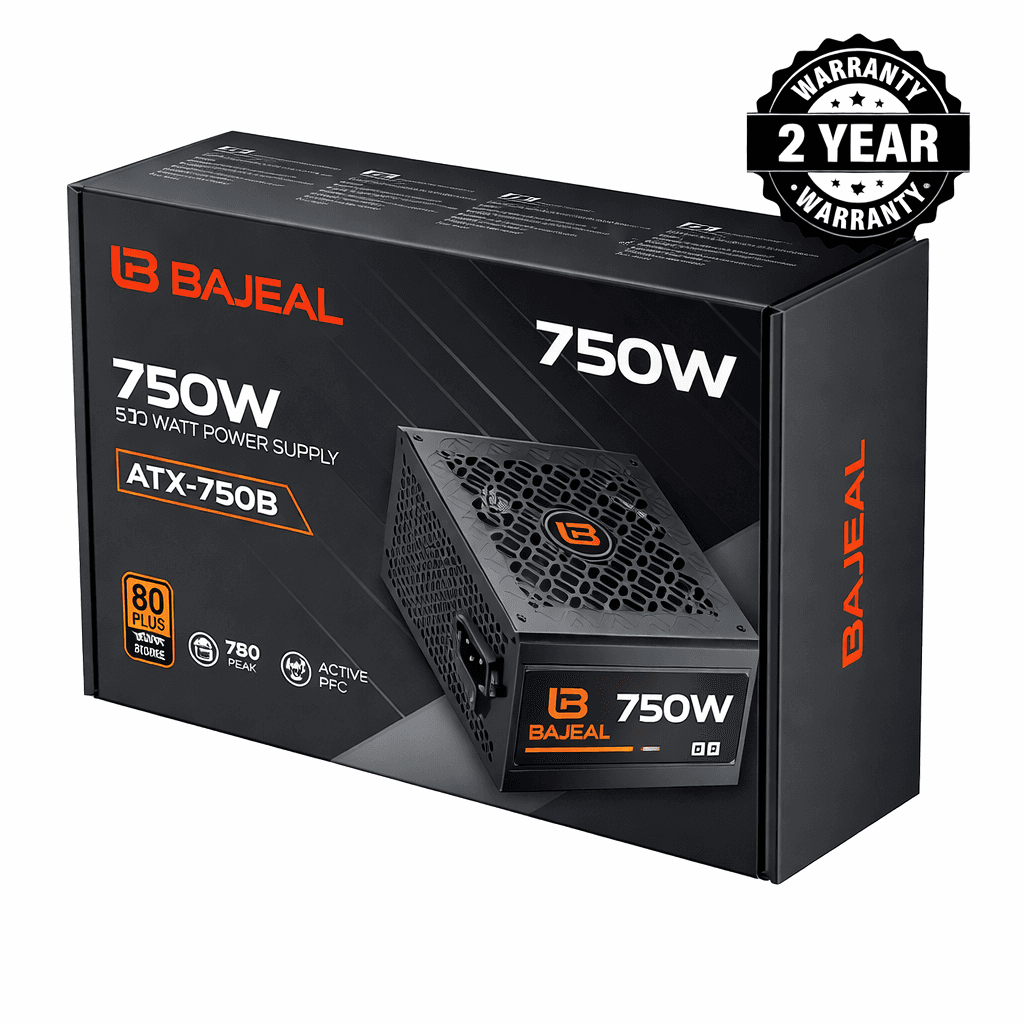 BAJEAL ATX-750B 80+ BRONZE 750W ( 2 ANS GARANTIE )