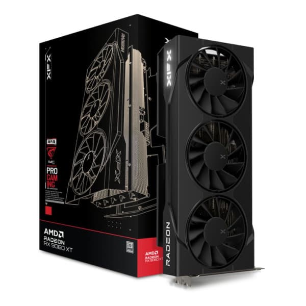 XFX AMD Radeon RX 9060 XT Swift OC Triple Fan Gaming Edition 16Go