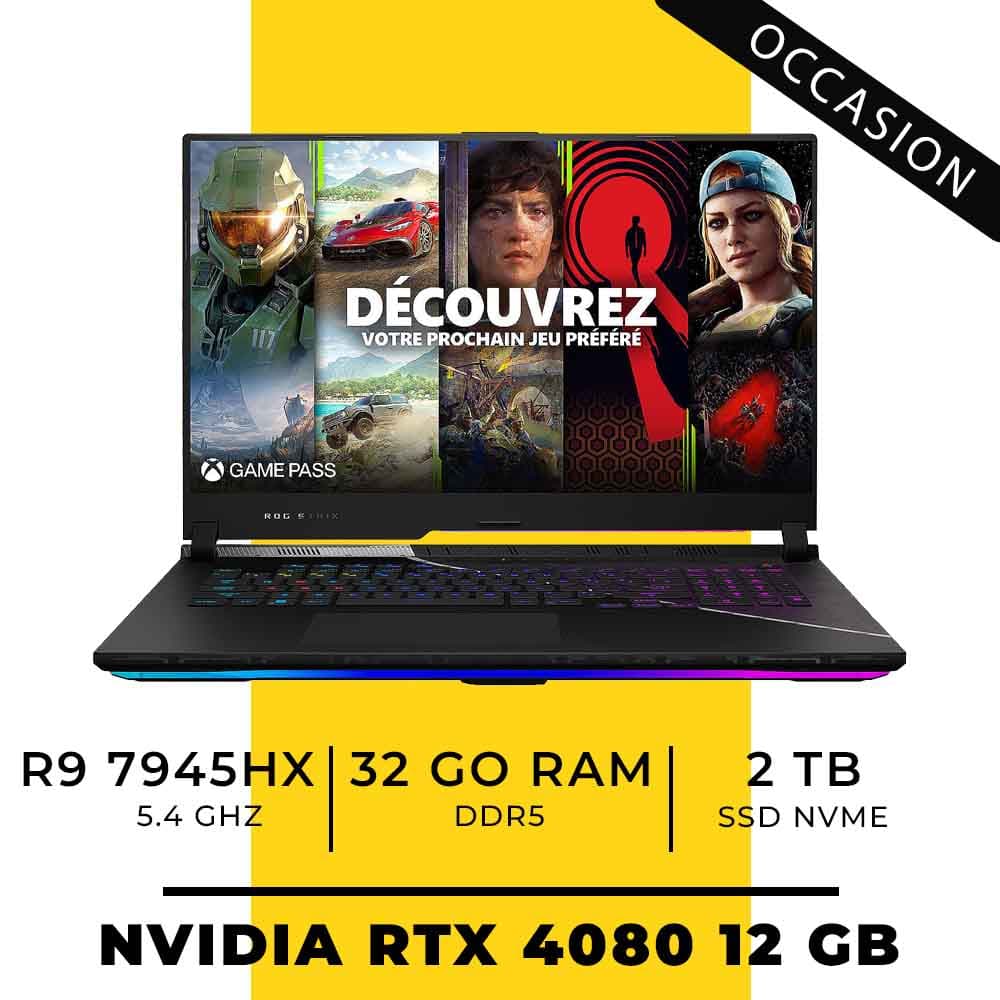 ROG STRIX SCAR 17 |RYZEN 9 7945HX |32GB-2TB | RTX 4080 USED