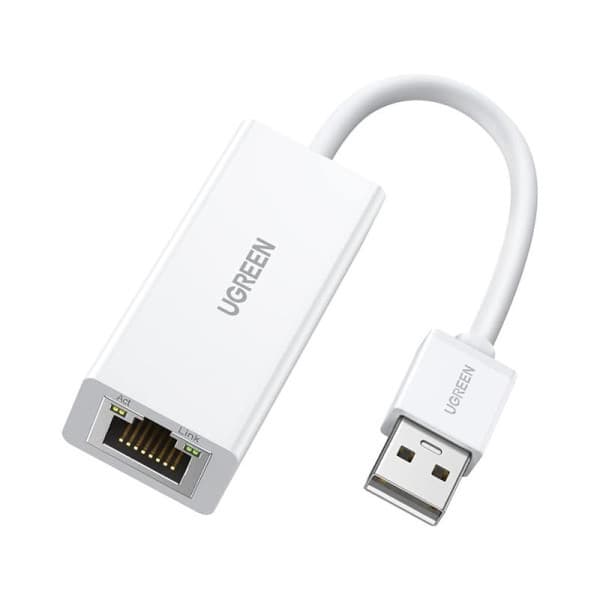 Ugreen Adaptateur USB 3.0 to RJ45 Blanc (20255) maroc prix