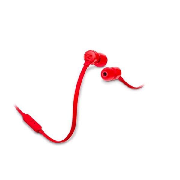 JBL Ecouteurs T110 Rouge maroc prix