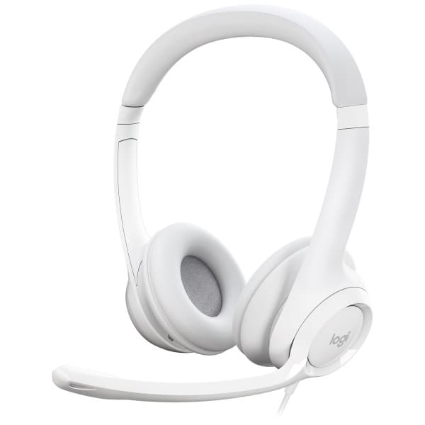 Logitech USB Headset H390 (Blanc) maroc prix