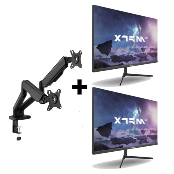 Bundle XTRMLAB XG2522F 24.5" 180Hz Fast IPS (x2) + E420C-64TDL maroc prix