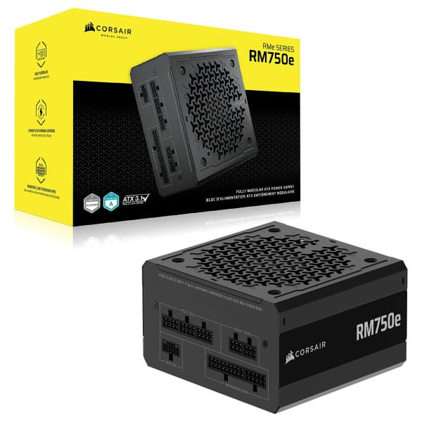 Corsair RM750e Gold Noir (2025) maroc prix