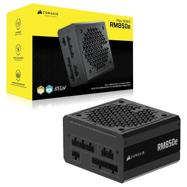 Corsair RM850e Gold Noir (2025) maroc prix