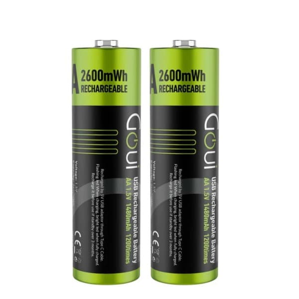 Goui Rechargables AA Batterie (2Pce) Noir maroc prix