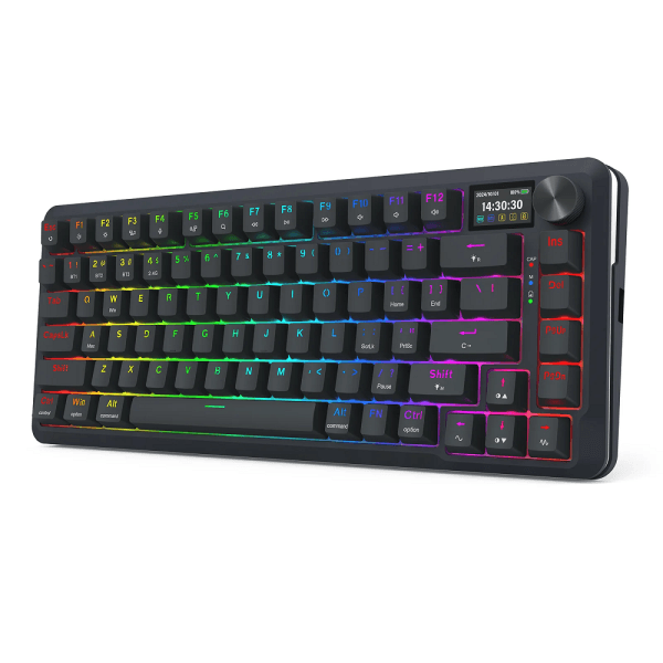 Redragon K708 Pro LCD Wireless Mechanical Keyboard (Black) maroc prix