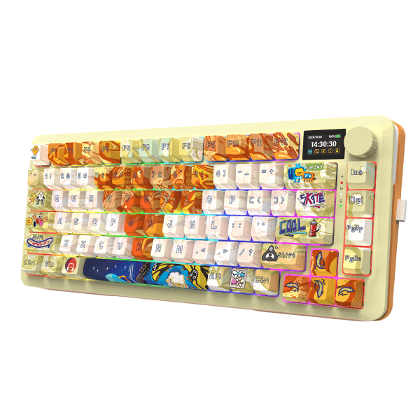 Redragon K708 Pro LCD Wireless Mechanical Keyboard (Doodle) maroc prix
