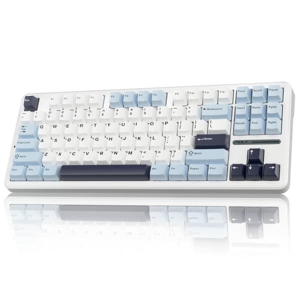AULA F87 PRO Glacier Blue (Graywood V4 Switch) maroc prix