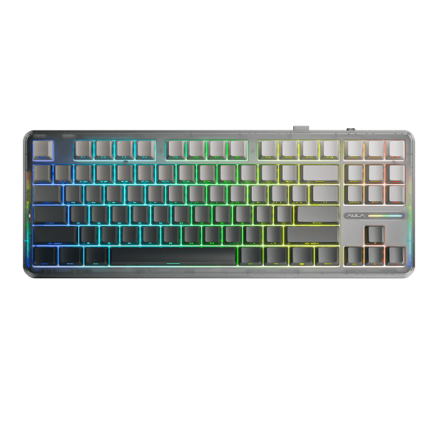 AULA F87 PRO Gradient Gray (Graywood V4 Switch) maroc prix