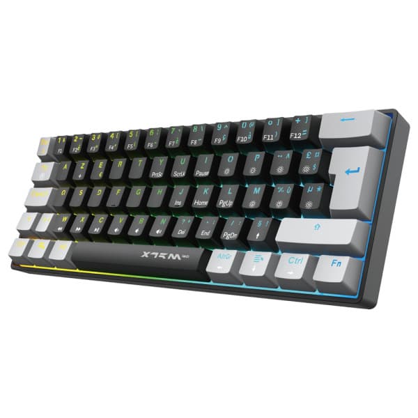 XTRMLAB Vortex Mini Black/Light Grey (Red Switch) maroc prix