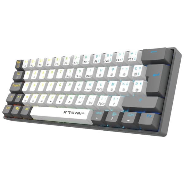 XTRMLAB Vortex Mini White/Dark Grey (Red Switch) maroc prix