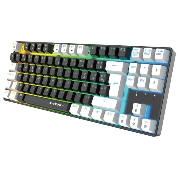 XTRMLAB Vortex TKL Black/White (Red Switch) maroc prix
