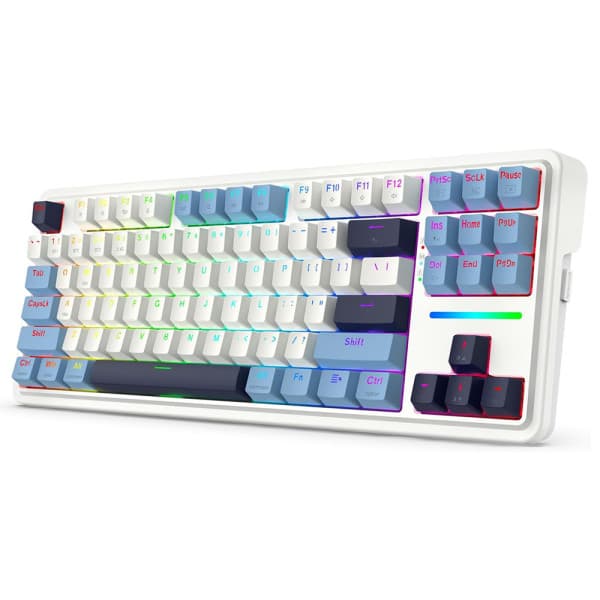 Redragon K728 Antonium Pro Wireless Mechanical Keyboard (Polar Blue) maroc prix
