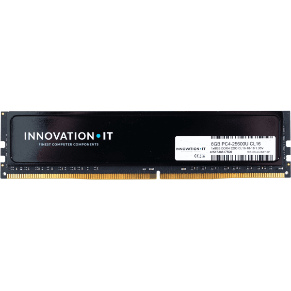 Innovation IT 8Go (1x8Go) DDR4 3200 MHz CL16 avec dissipateur