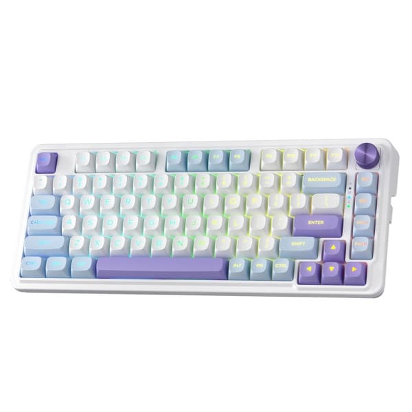 Redragon UCAL MAX K673 PRO 75% Wireless RGB (Moonrise Violet) maroc prix
