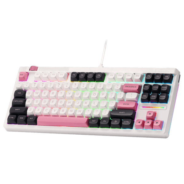 Redragon K729 OTIM Pro Wireless Mechanical Keyboard (White/Black/Pink)