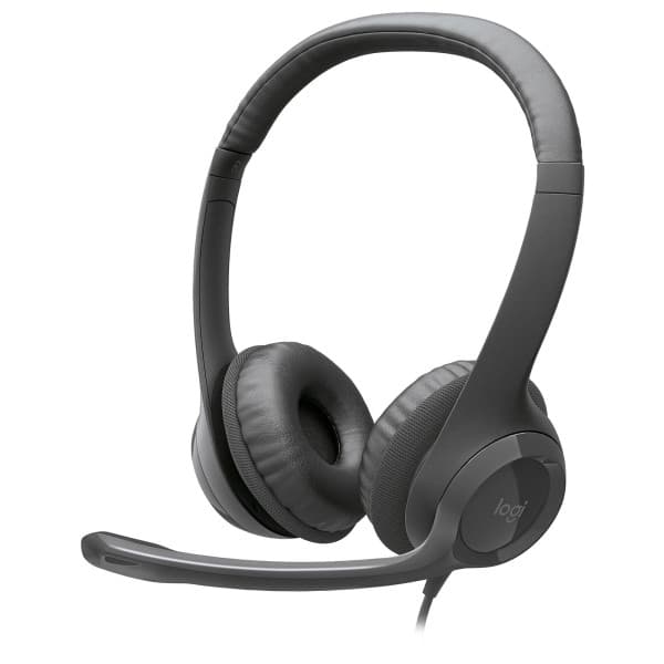Logitech Headset H390 USB-C Black maroc prix