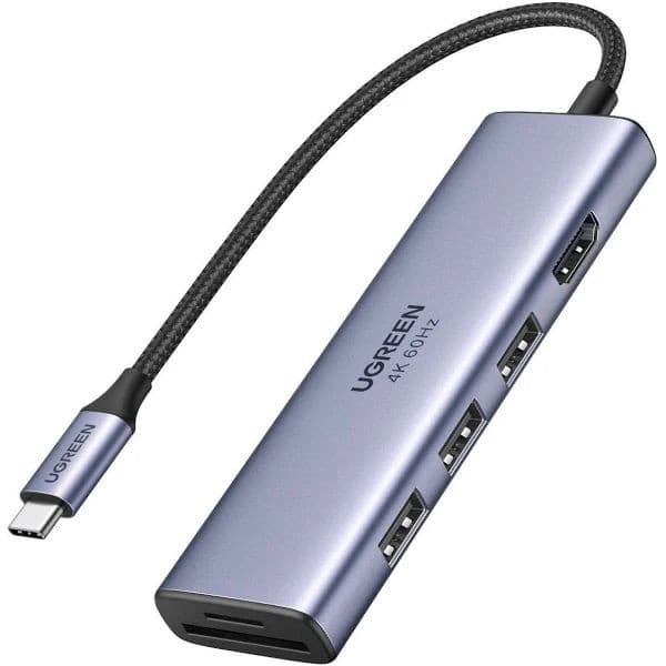 Ugreen Hub USB-C 6 en 1 4K maroc prix