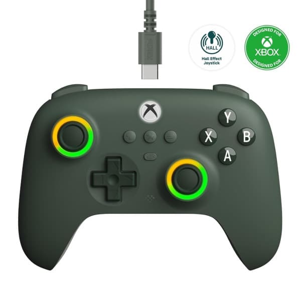 8BitDo Ultimate C Wired Controller Xbox/PC - Dark Green maroc prix